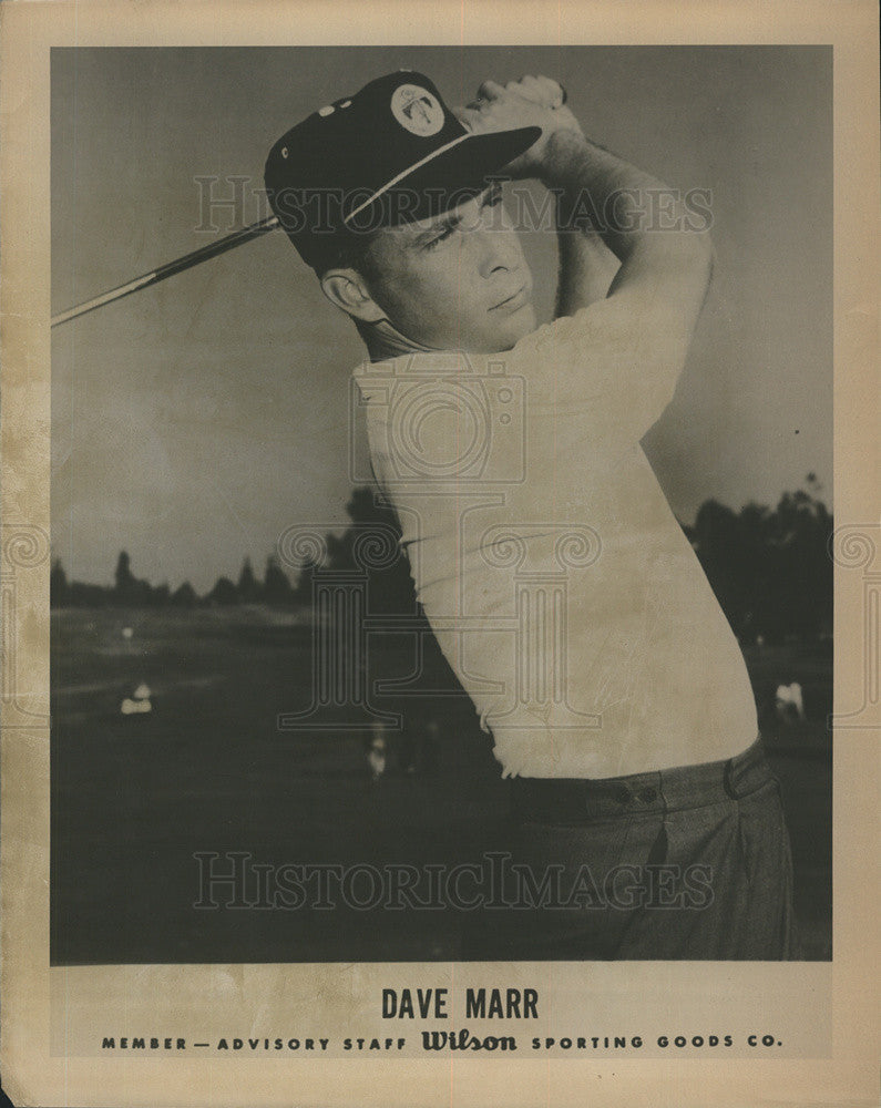 1963 Press Photo Dave Marr Wilson Sporting Goods - Historic Images