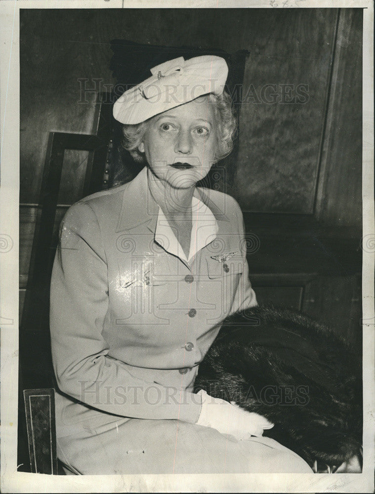 Mrs Eddie Rickenbacker 1942 Vintage Press Photo Print - Historic Images