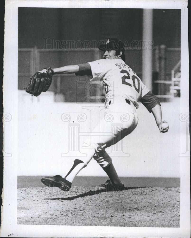 1976 Press Photo Don Sutton Pitcher Los Angeles Dodgers - Historic Images