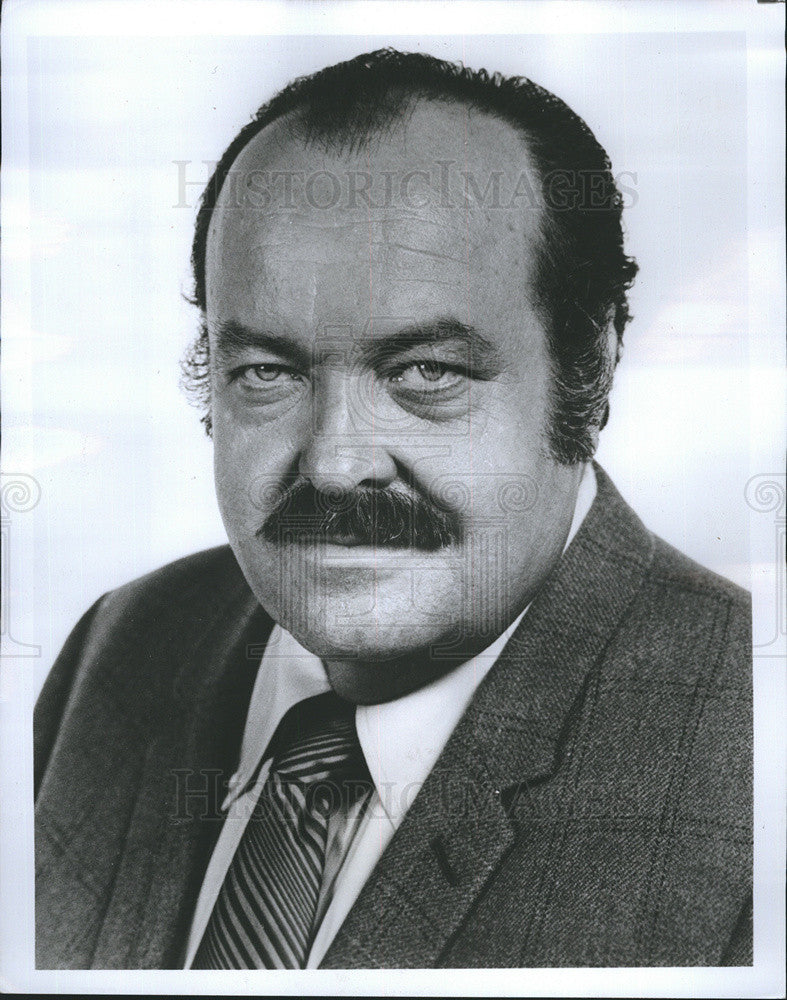 1977 Press Photo William Conrad, actor - Historic Images