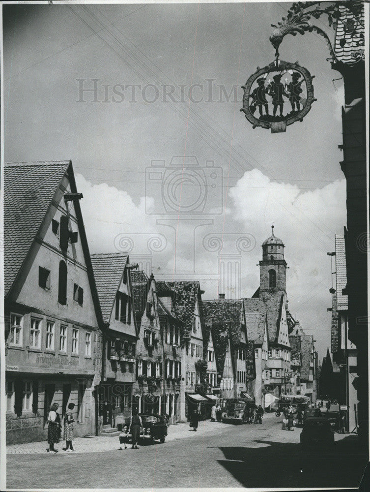 1962 Press Photo Dinkelsbuehl West Germany - Historic Images