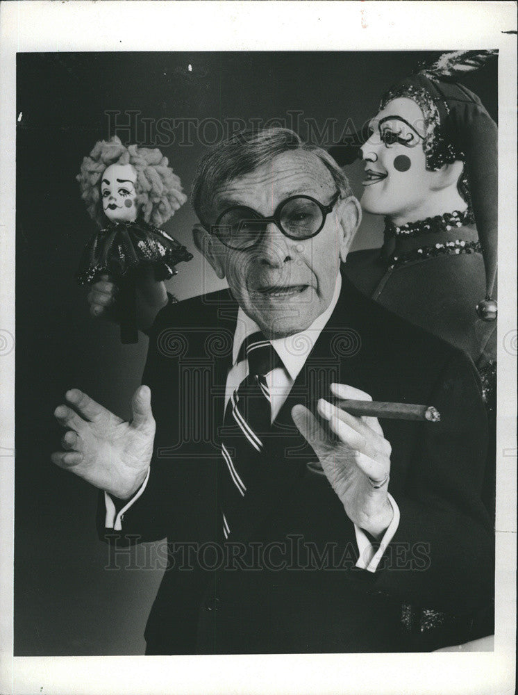 1985 Press Photo George Burns, entertainer - Historic Images