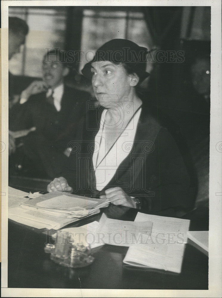 1933 Press Photo Miss Grace Abbott - Historic Images