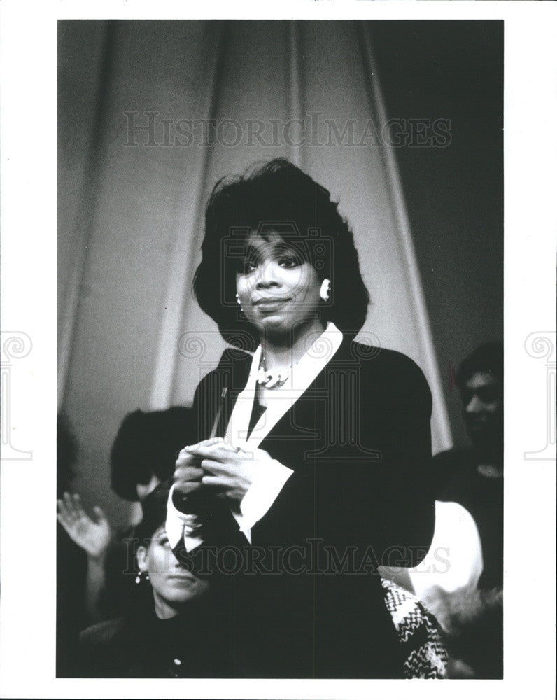 Press Photo Oprah Winfrey, talk show host - Historic Images