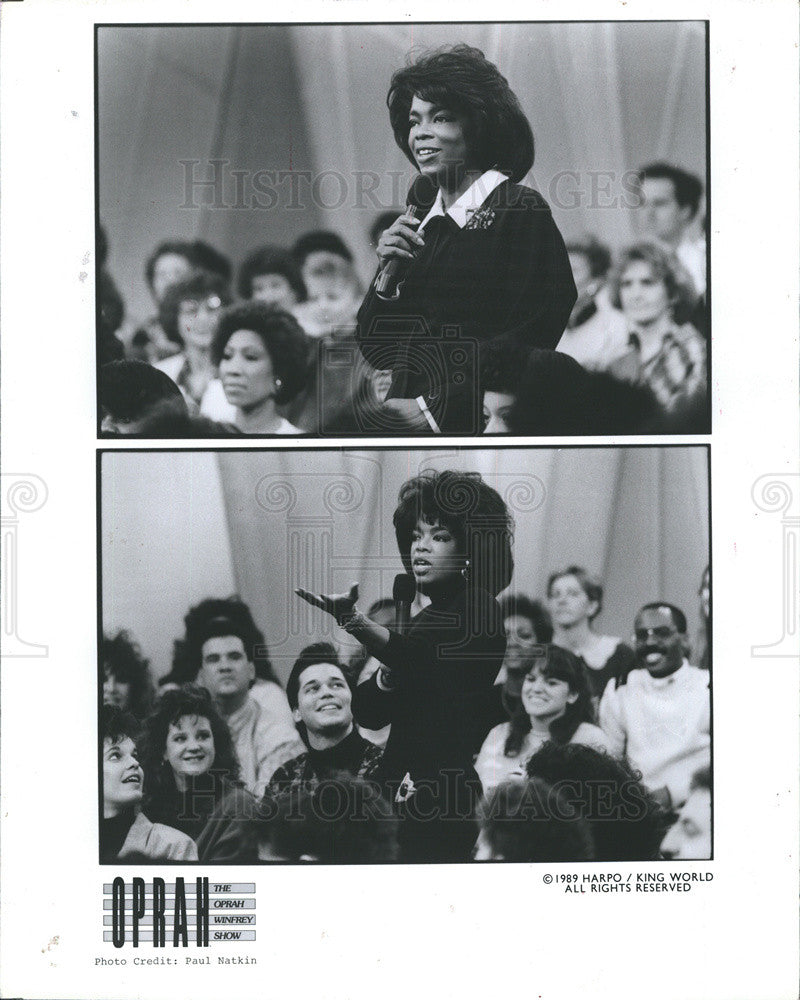 1989 Press Photo Oprah Winfrey - Historic Images