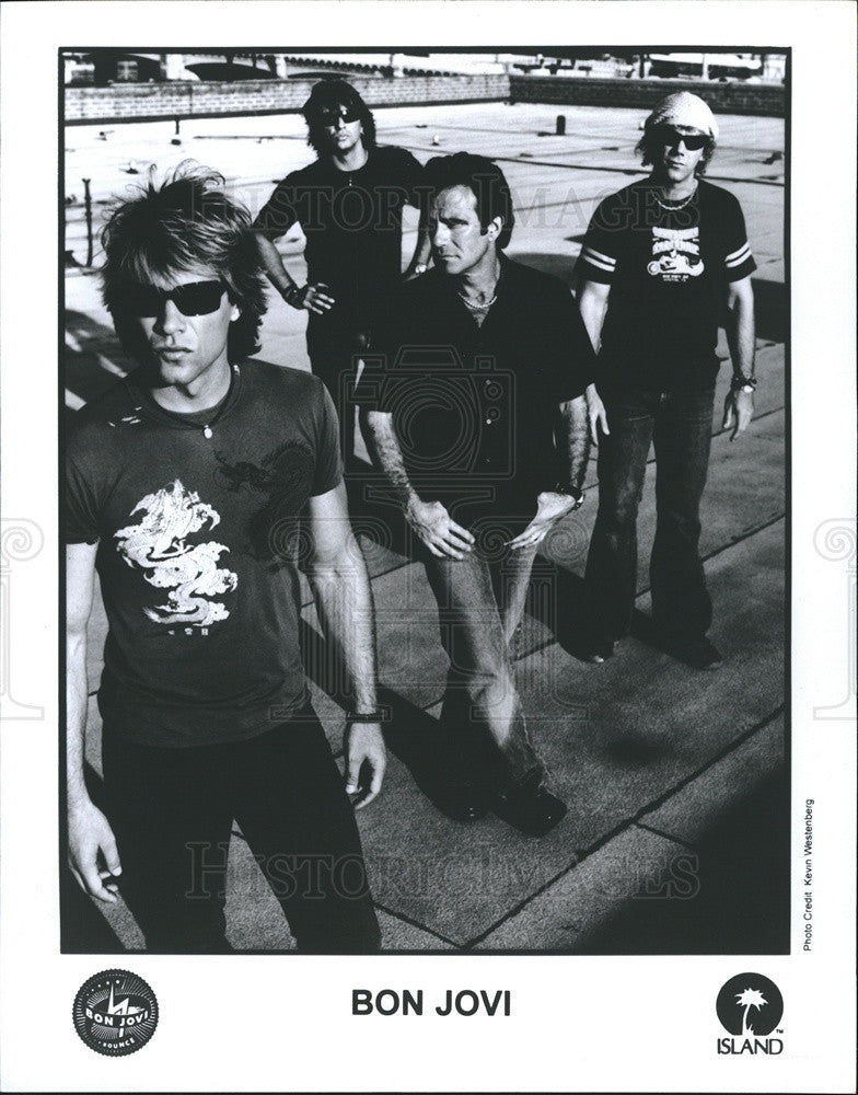 Press Photo Bon Jovi, musicians - Historic Images