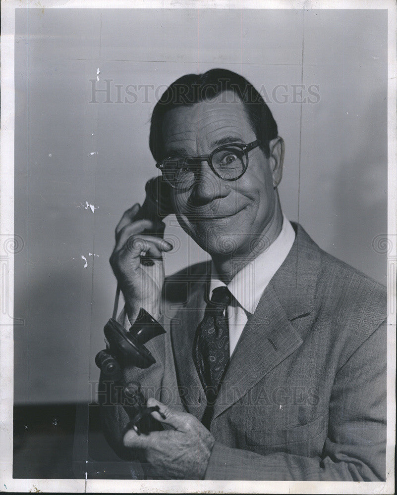 1955 Press Photo Joe E. Brown - Historic Images