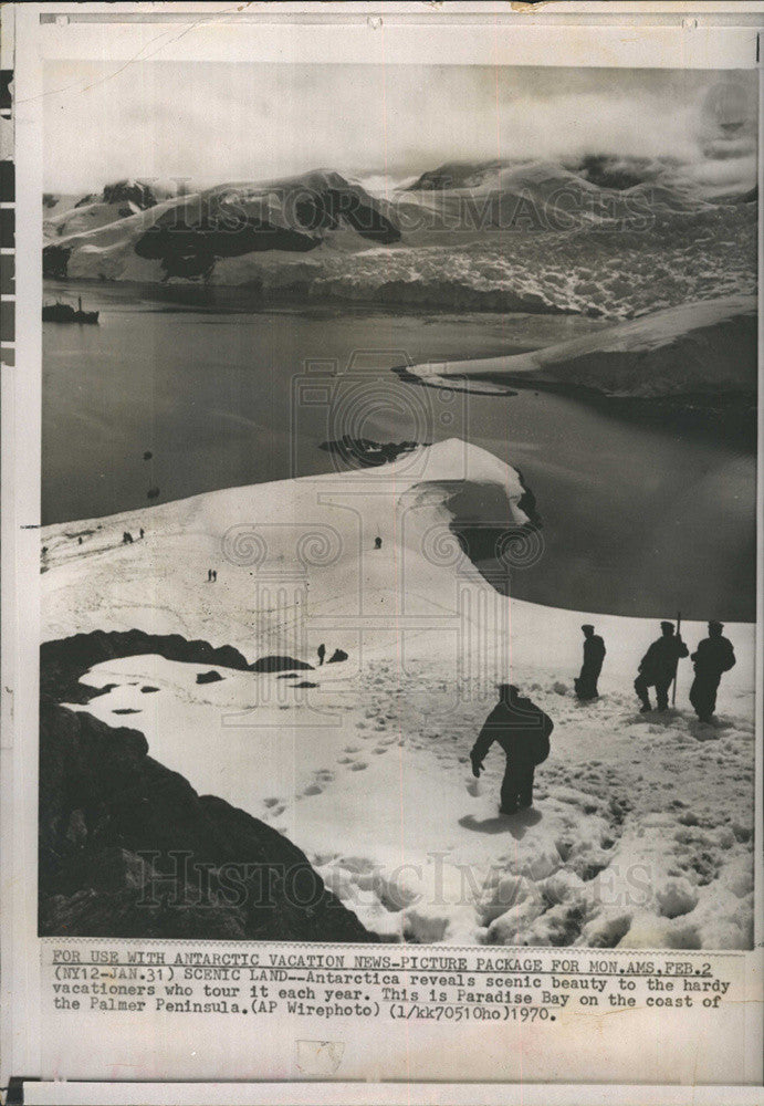 1970 Press Photo Antarctica - Historic Images