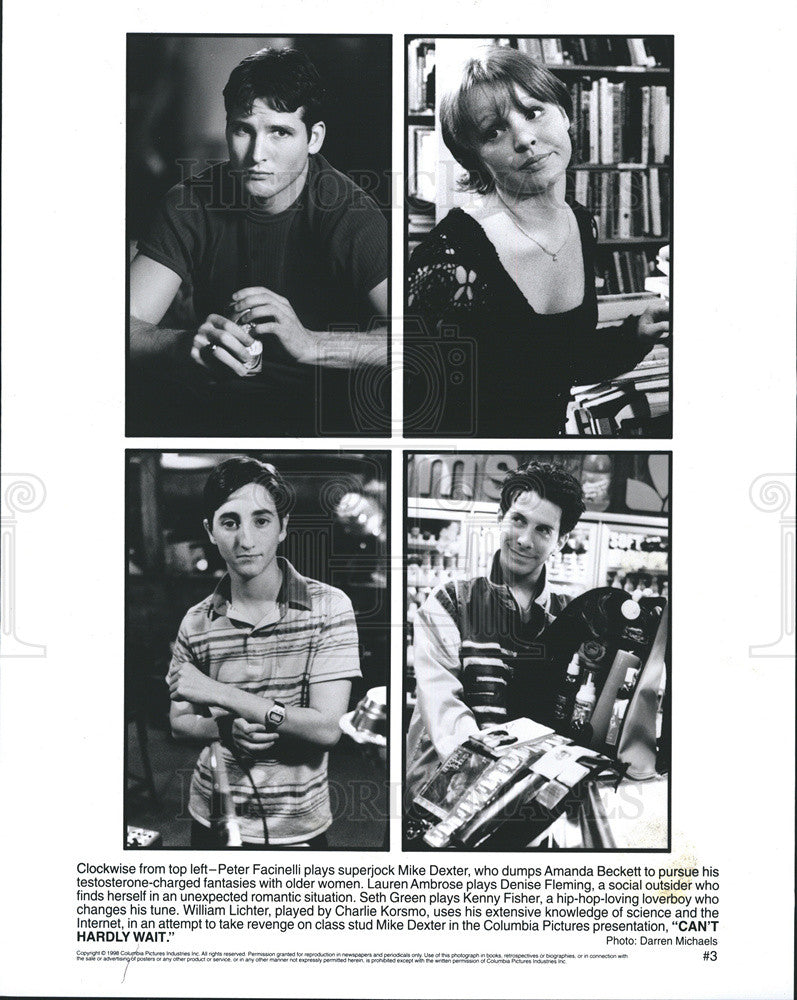 1996 Press Photo  Cast of the movie &quot;Cant Hardly Wait&quot;. - Historic Images