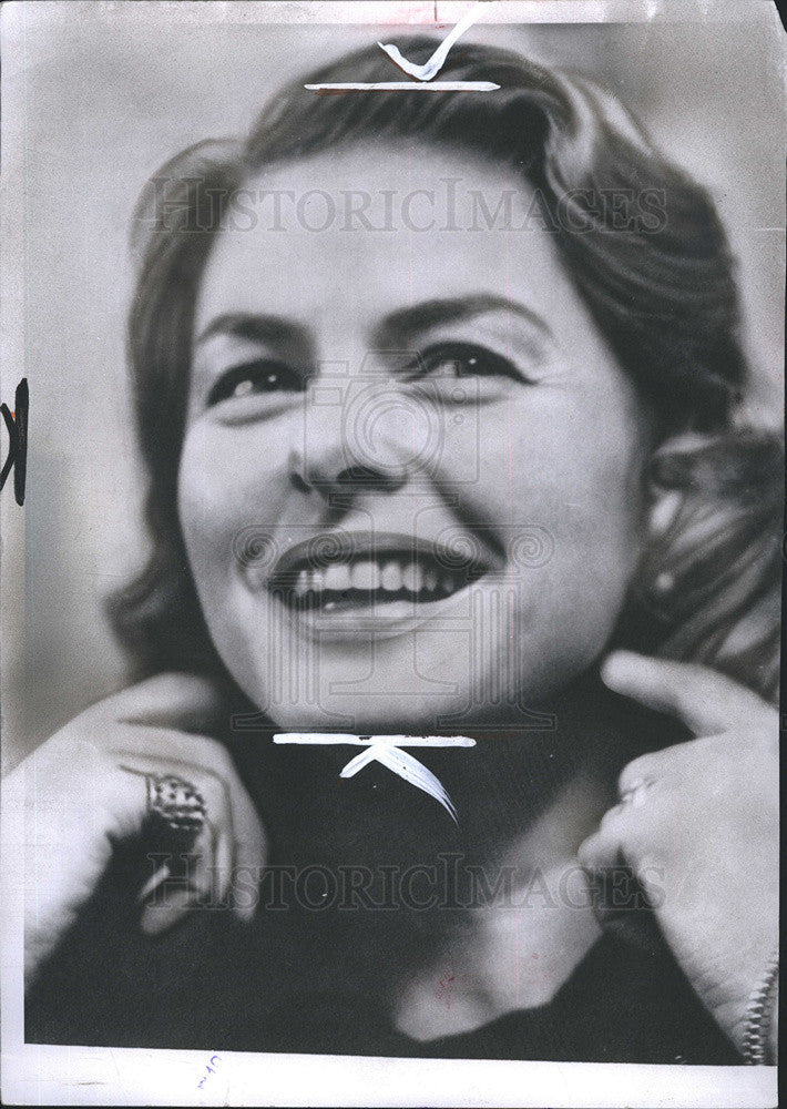 1969 Press Photo Ingrid Bergman - Historic Images