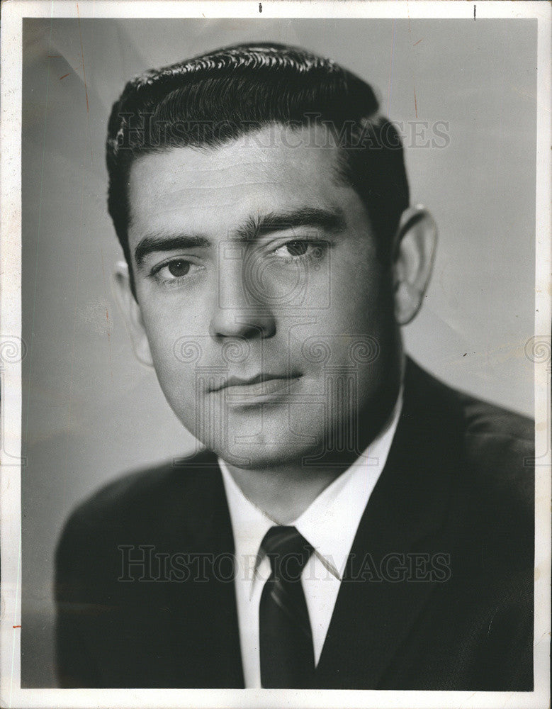 1968 Press Photo Dan Rather American Journalist and New Anchor. - Historic Images