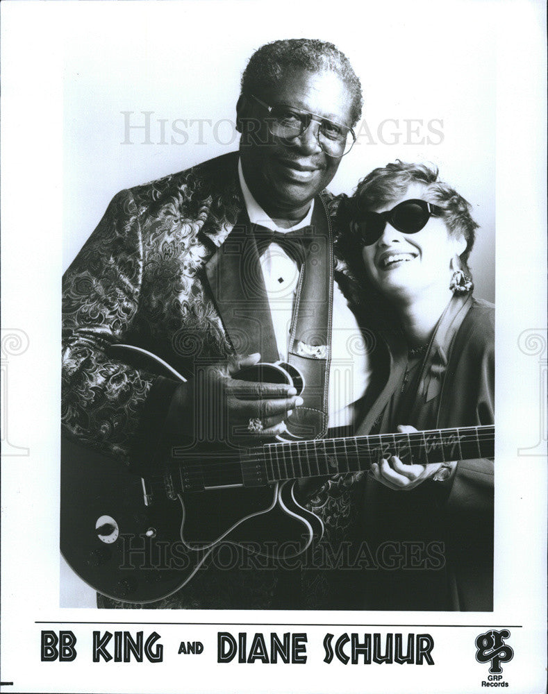 Press Photo BB King Diane Schuur - Historic Images