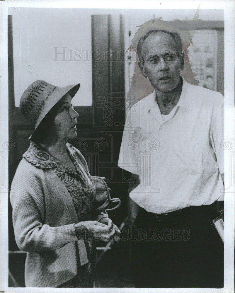 1980 Press Photo Henry Fonda Fay Wray - Historic Images