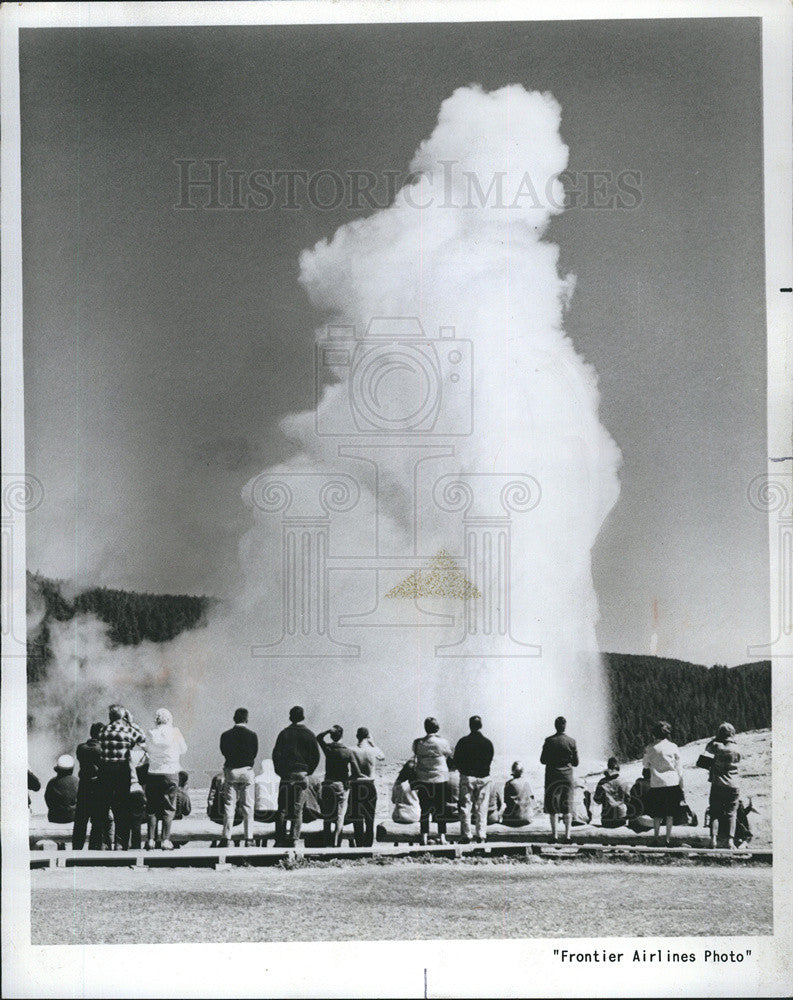 1981 Press Photo Yellowstone National Park . - Historic Images