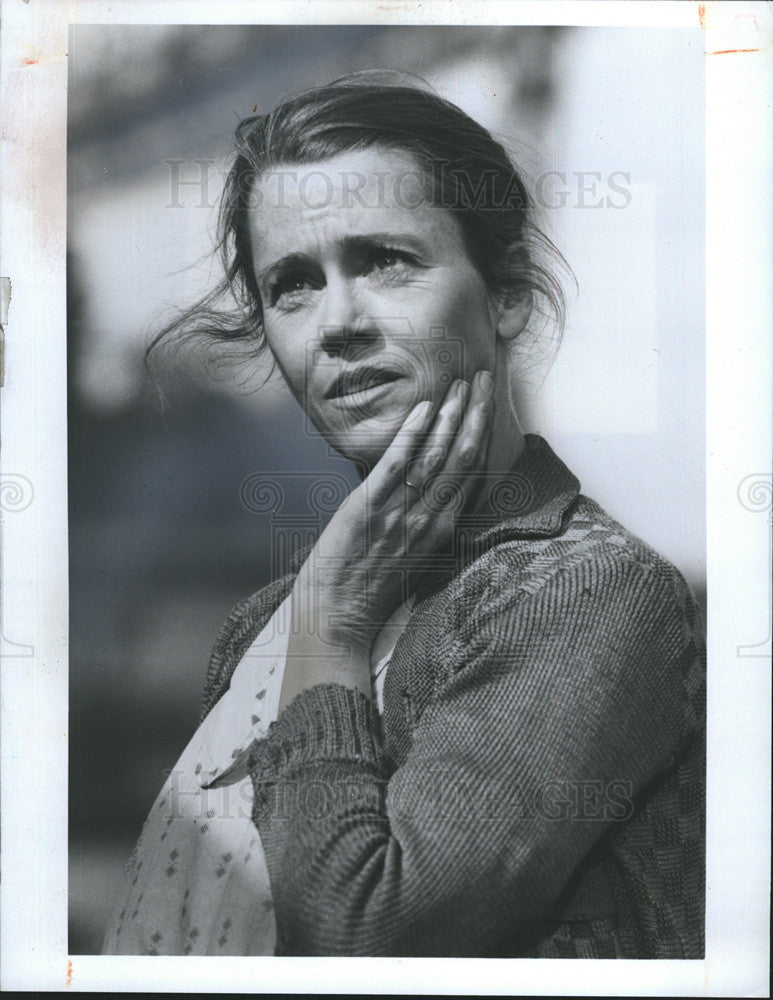 1983 Press Photo Actress Jane Fonda star in &#39;The Dollmaker&quot;. - Historic Images