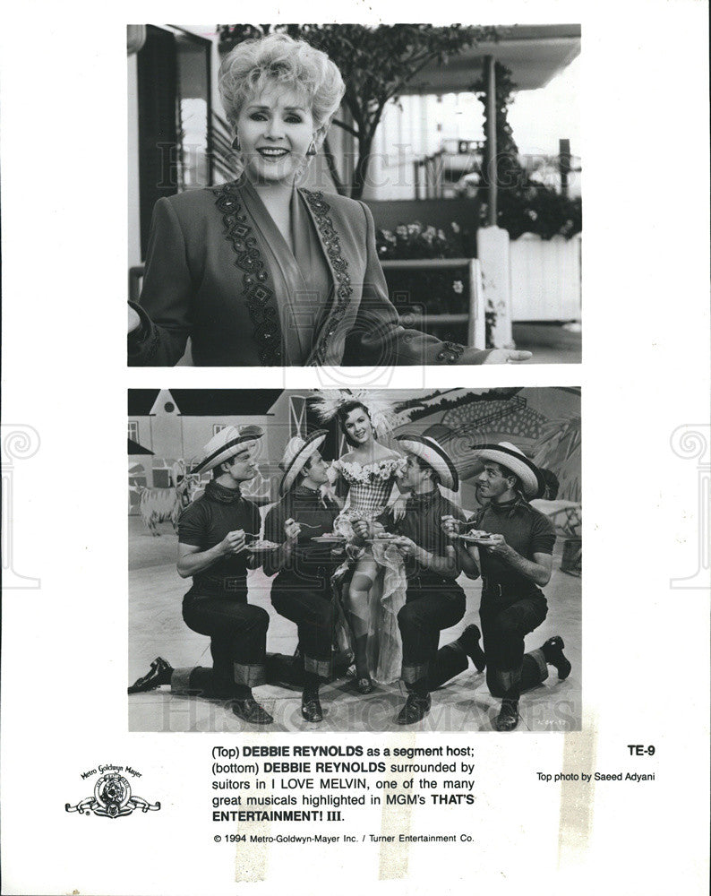 1994 Press Photo Debbie Reynolds stars in That&#39;s Entertainment! III&quot; - Historic Images