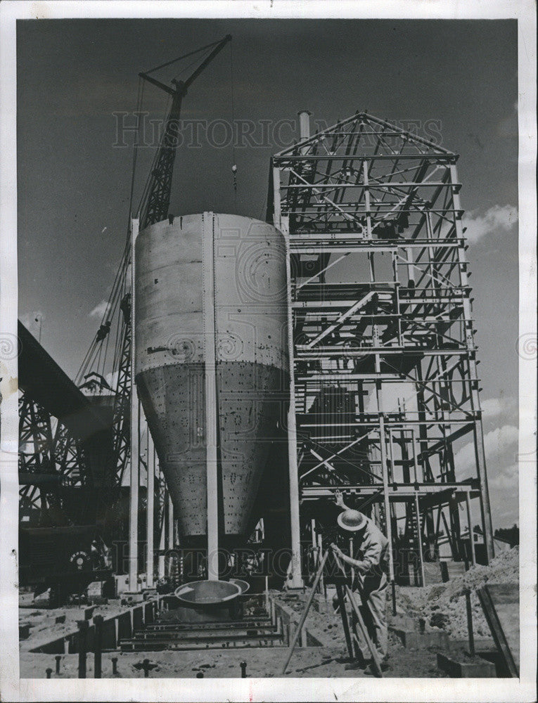 1959 Press Photo Agglomeration Plant. - Historic Images