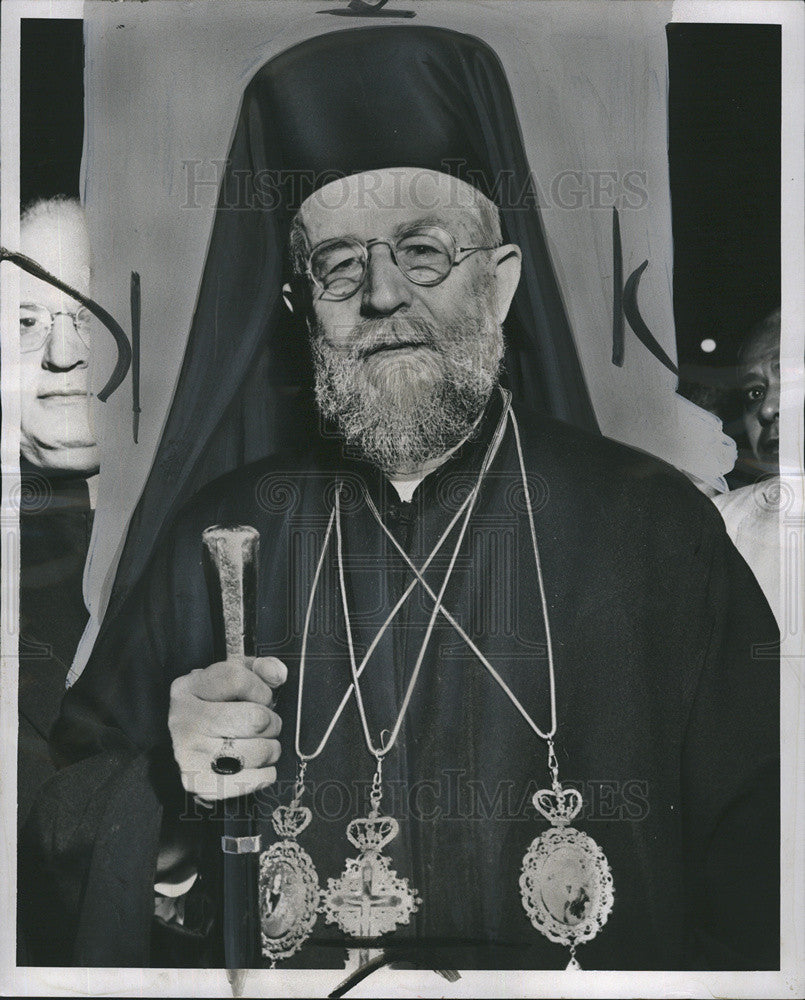 1955 Press Photo Maxios IV Byzantine Melchite Rite - Historic Images