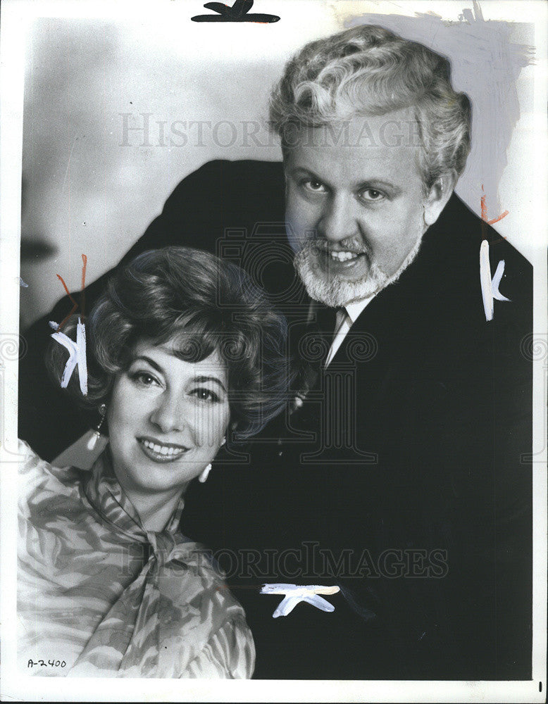 1973 Press Photo James McCracken,tenor with Sandra Warfield,soprano,opera - Historic Images