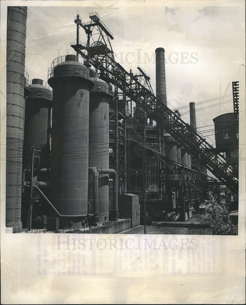 1959 Press Photo The World Bank help the French steel mill back to productivity - Historic Images