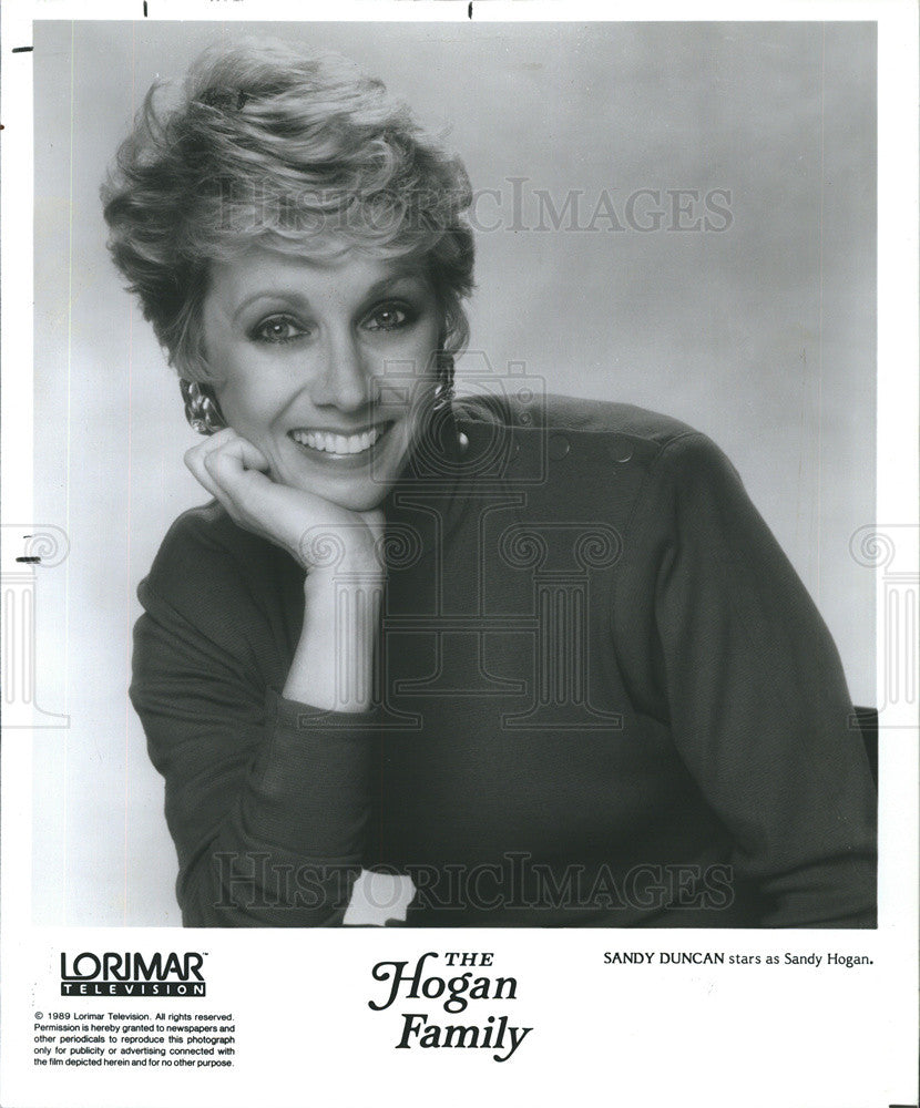 1990 Press Photo Sandy Duncan stars in &quot;The Hogan Family&quot; - Historic Images