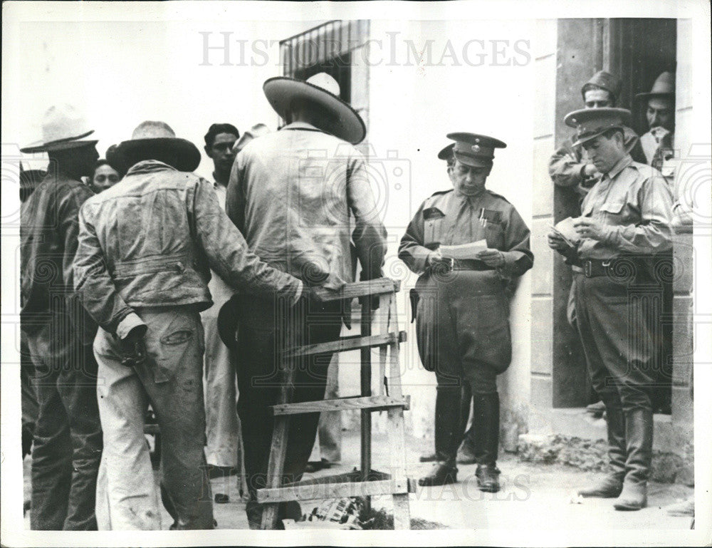 1938 Press Photo Pedro Figueroa Rebel San Luis Potosi - Historic Images