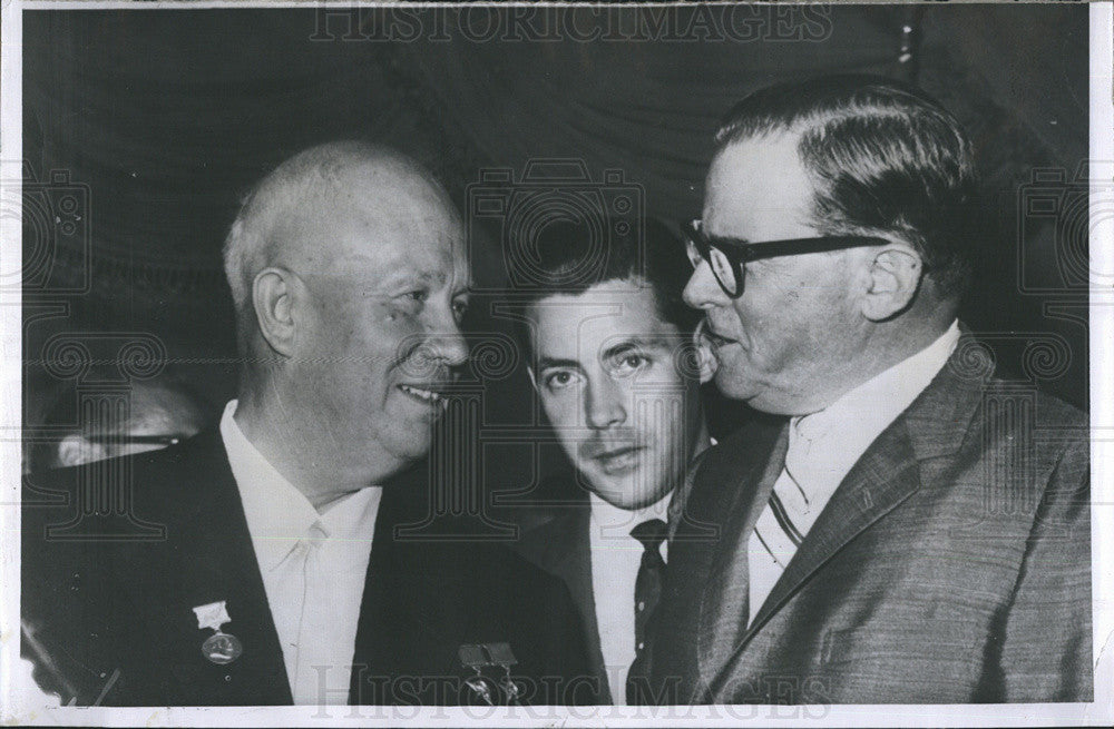 1959 Press Photo Nikita Khrushchev a little man from moscow had most persons scratching their heads - Historic Images