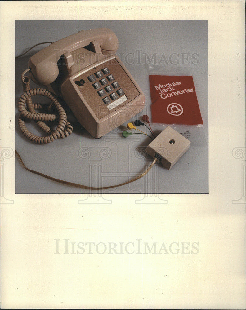 1983 Press Photo Telephone - Historic Images