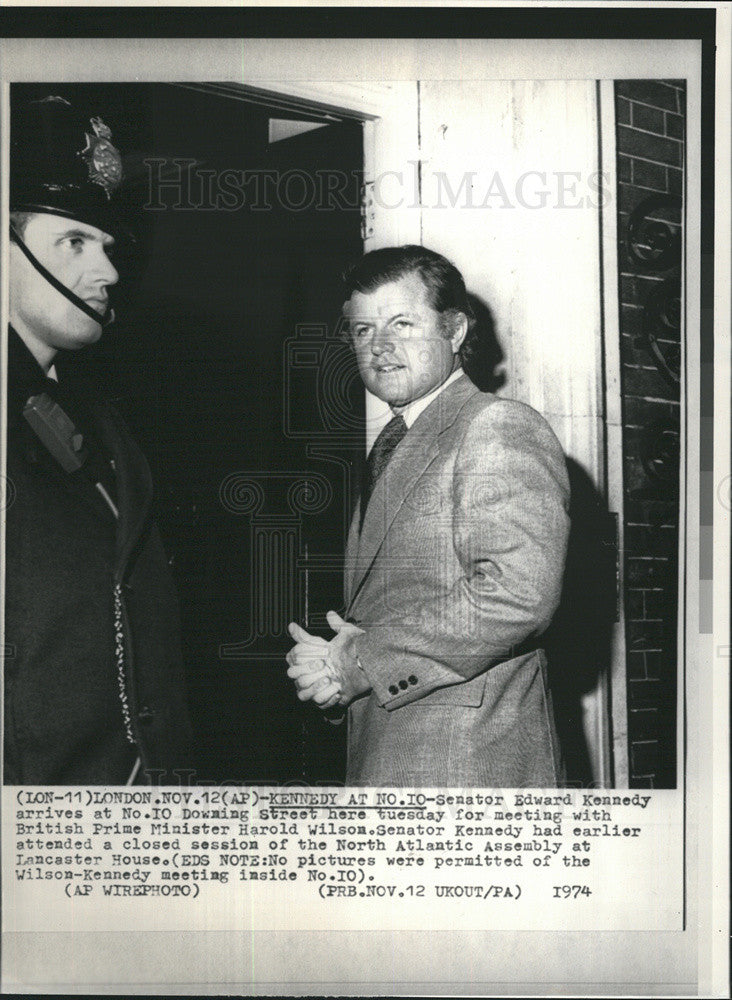 1974 Press Photo Senator Edward Kennedy - Historic Images