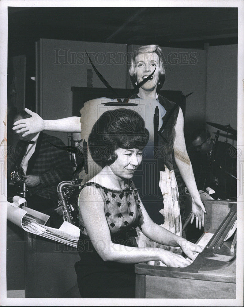 1966 Press Photo Mrs Yamaski &amp; Mrs Pardee - Historic Images