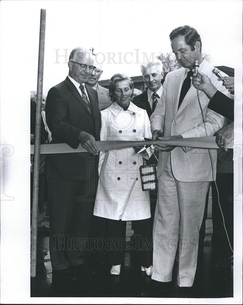 1971 Press Photo William Milliken Dale Ball Charles Dongldson Rebecca Tomekin - Historic Images