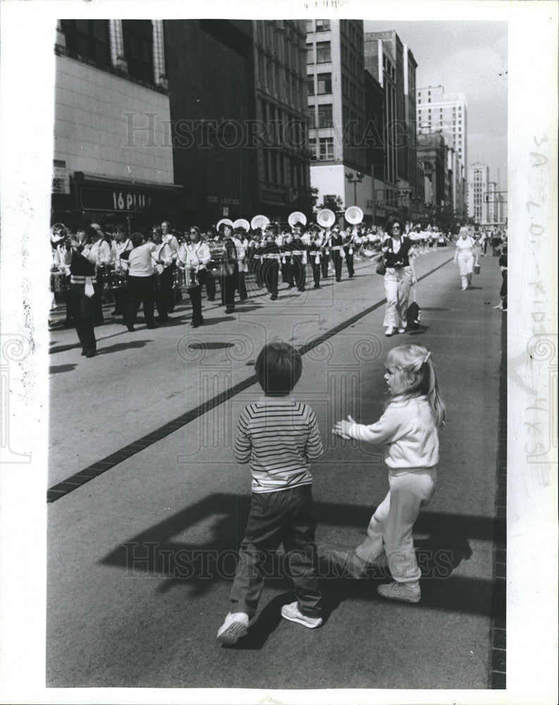 1985 Press Photo Parade for Michigan State Fair - Historic Images