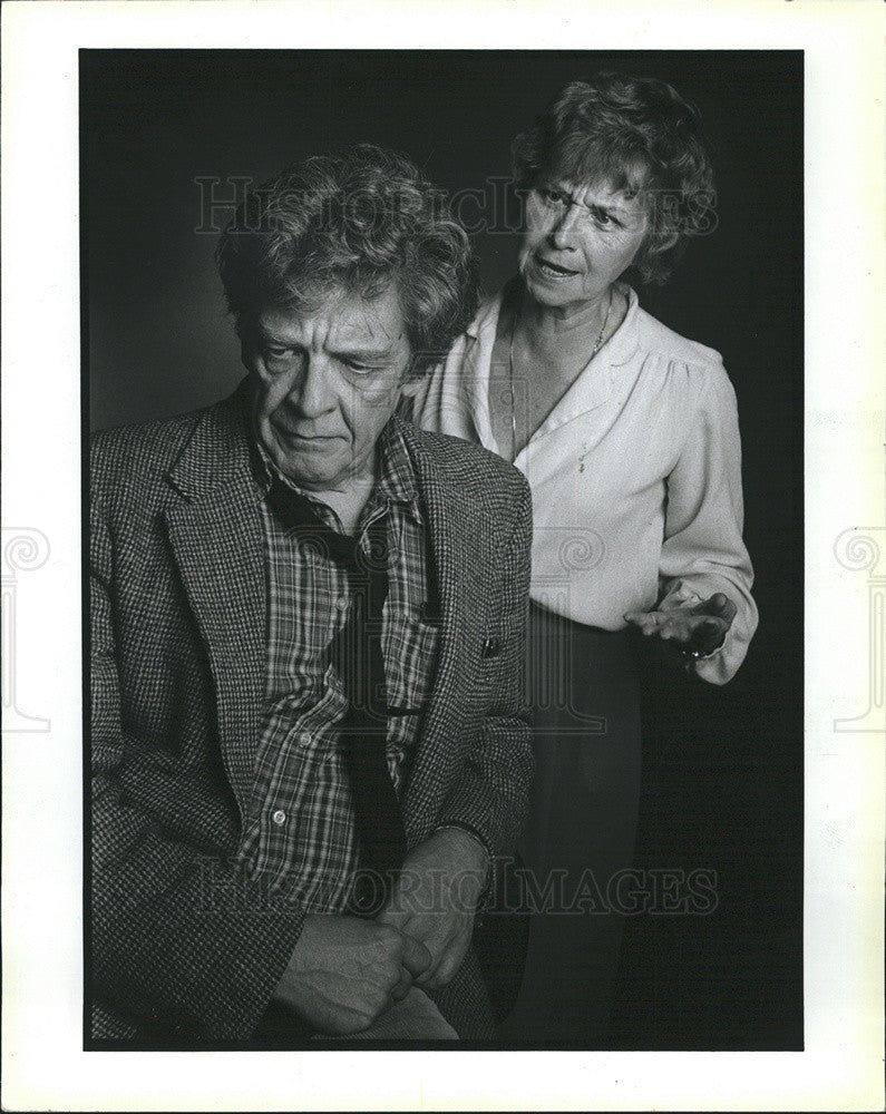 1984 Press Photo James O&#39;Reilly and Mary Seibel Star in &quot;Eminent Domain&quot; - Historic Images