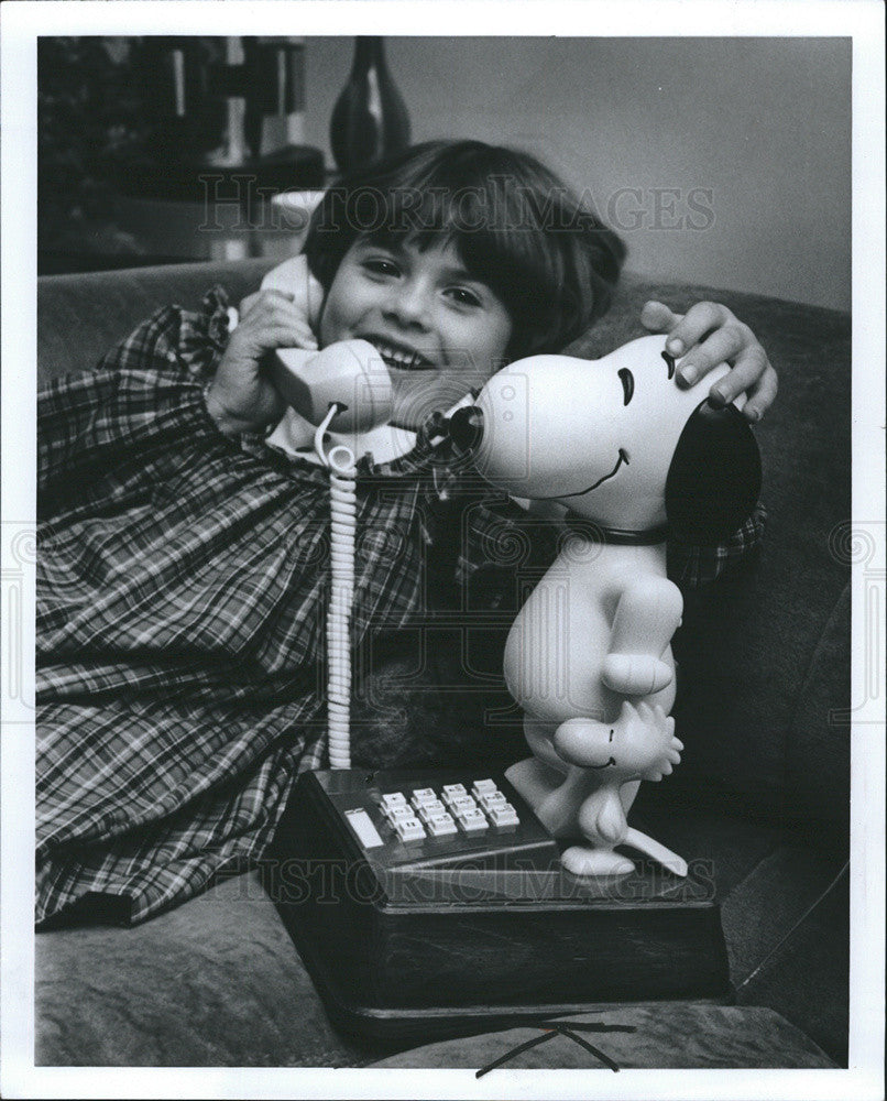 1978 Press Photo Katie Jones telephone Detroit - Historic Images