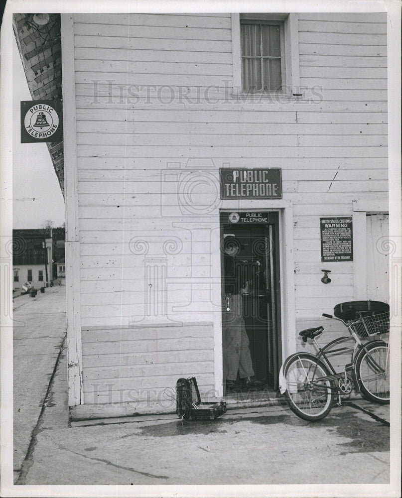 1951 Press Photo Mackinac Island Michigan Bell Telephone Company - Historic Images