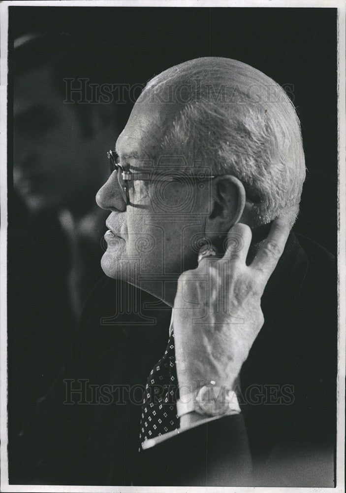 1971 Press Photo Edwin C. Moon, VP and General Manager of Southern Illinois Trot - Historic Images