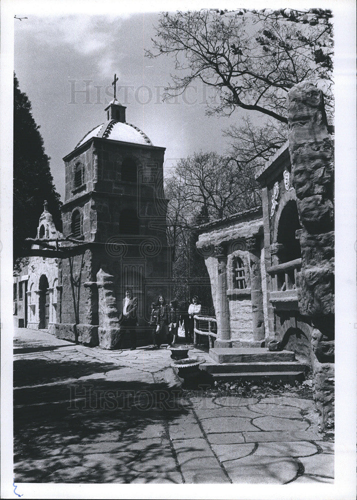 1973 Press Photo of St. Joseph Shrine in Irish Hills Area. - Historic Images