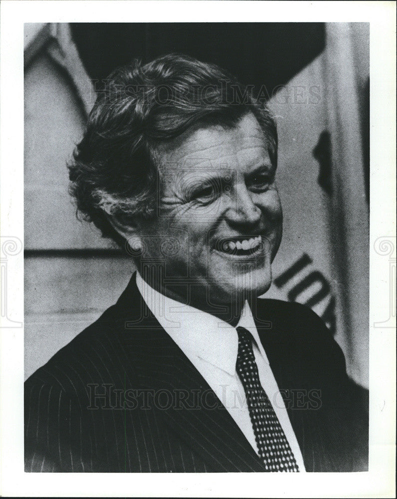 1980 Press Photo Senator Edward M Kennedy of Mass. - Historic Images