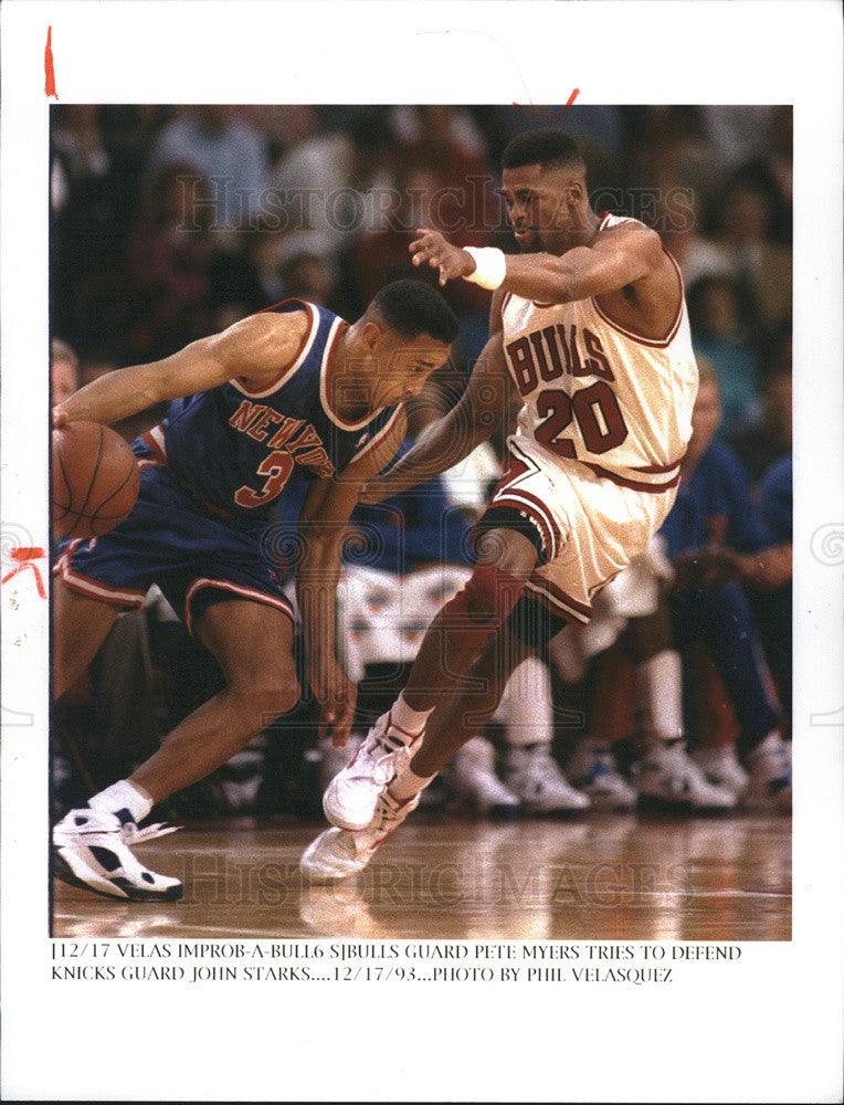 1993 Press Photo John Starks - Historic Images