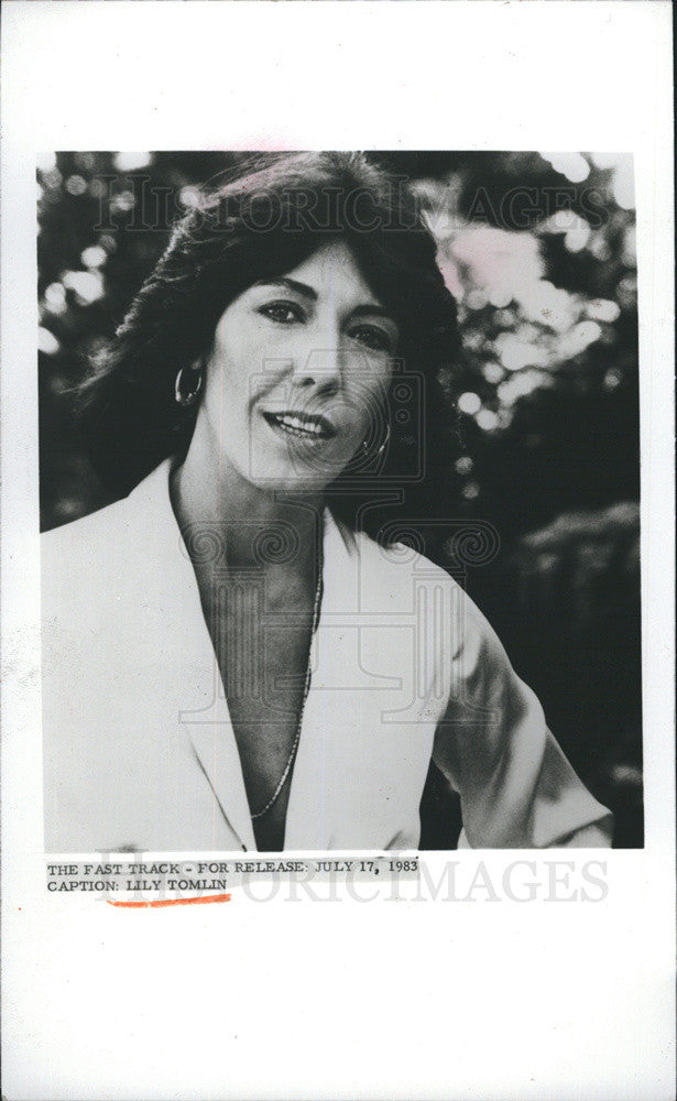 1983 Press Photo Comedienne Lily Tomlin - Historic Images