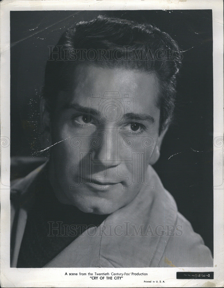 1948 Press Photo Richard Conte - Historic Images