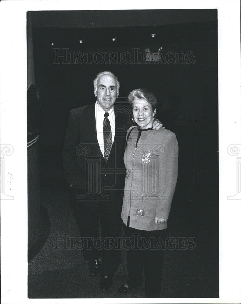 1993 Press Photo Atty Bob Woolf and wife Ann - Historic Images