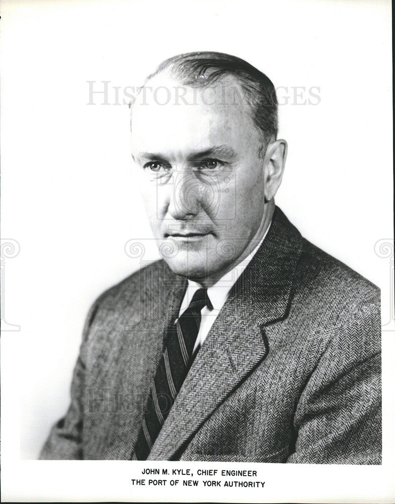 Press Photo John M. Kyle,Chief engineer The Port of NY Authority - Historic Images