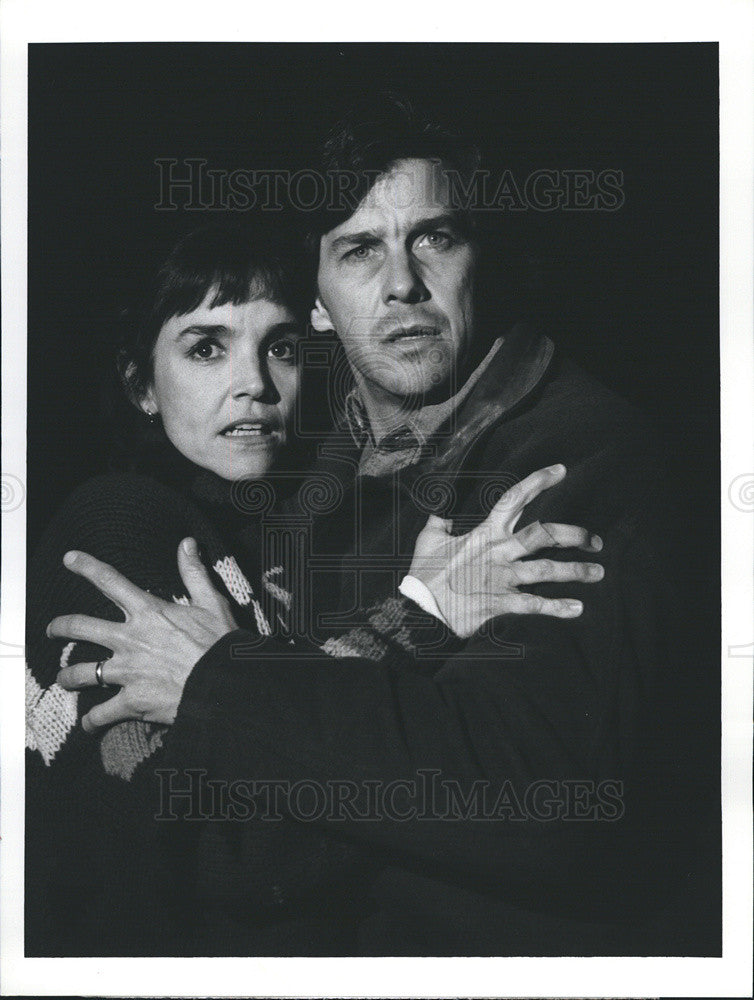 1992 Press Photo Brooke Adams Actress Tim Matheson Sometimes They Come Back - Historic Images