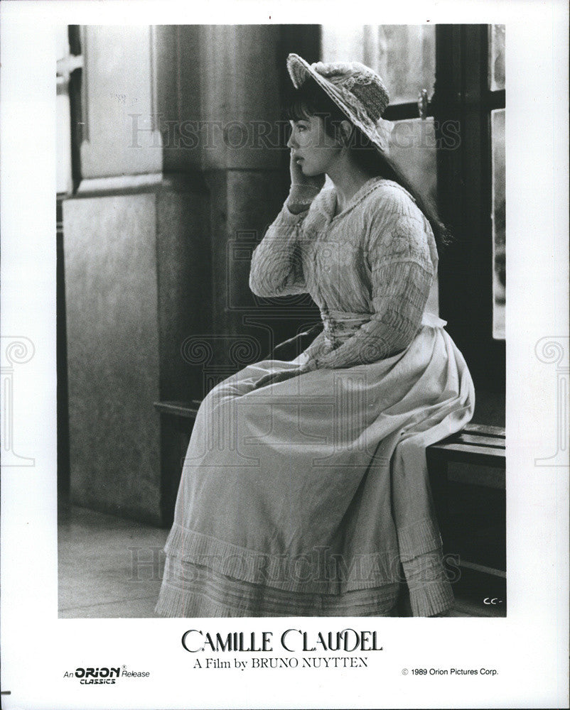 1989 Press Photo Actress Isabelle Adjani in &quot;Camille Claudel&quot; - Historic Images