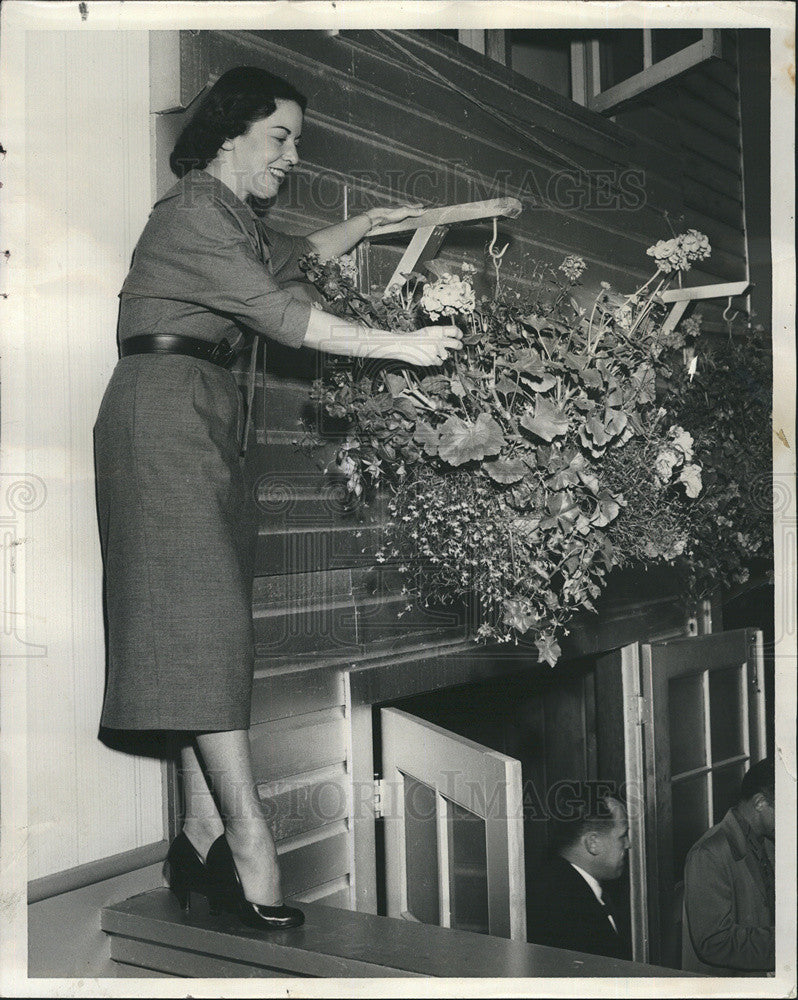 1954 Press Photo Decorative Baskets to be at Seattle Int. Horse Show - Historic Images