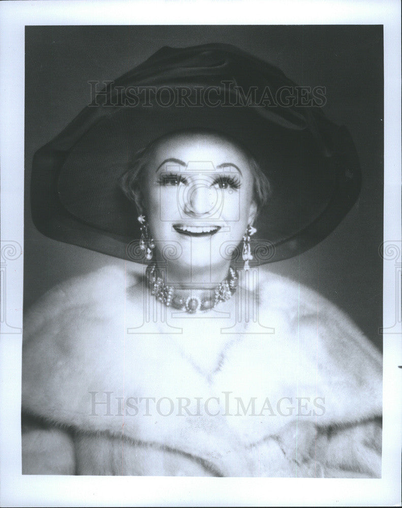 1987 Press Photo Phyllis Diller - Historic Images