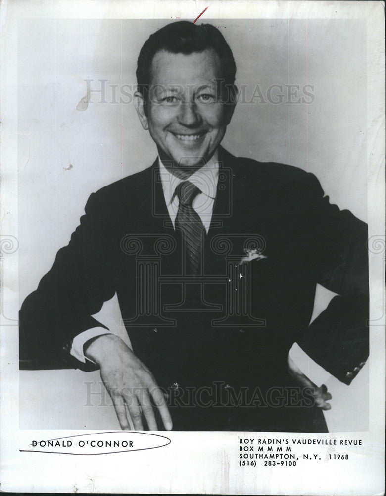 1976 Press Photo Donald O&#39;Connor - Historic Images