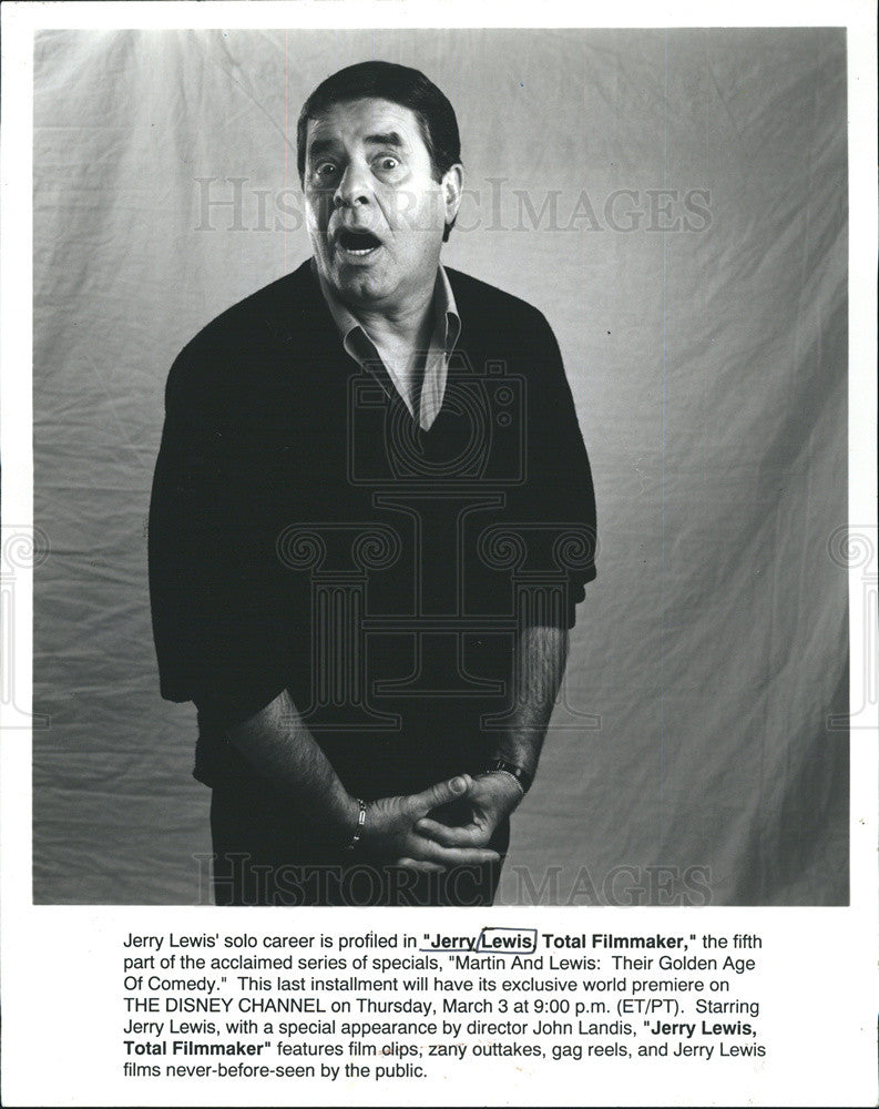 1994 Press Photo Jerry Lewis In &quot;Martin In Lewis Their Golden Age Of Comedy&quot; - Historic Images