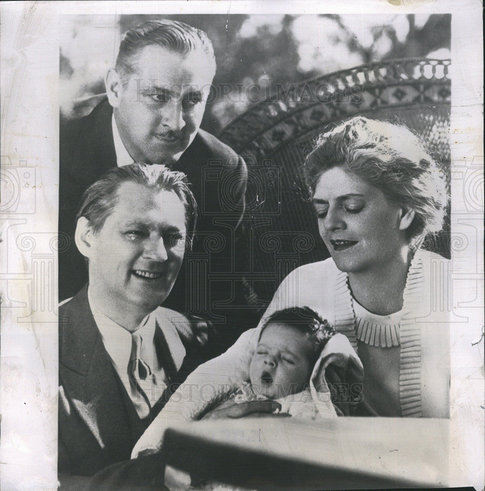 1932 Press Photo Royal Family Barrymores John Ethel Lionel John Blyth - Historic Images